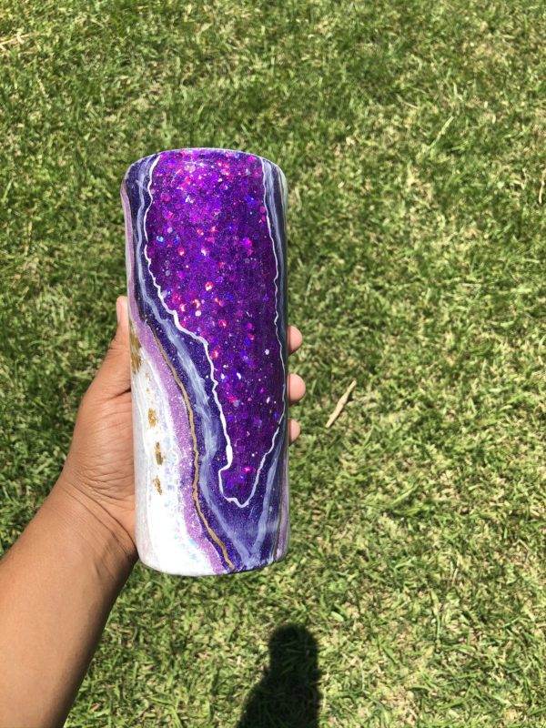 Purple Geode tumbler